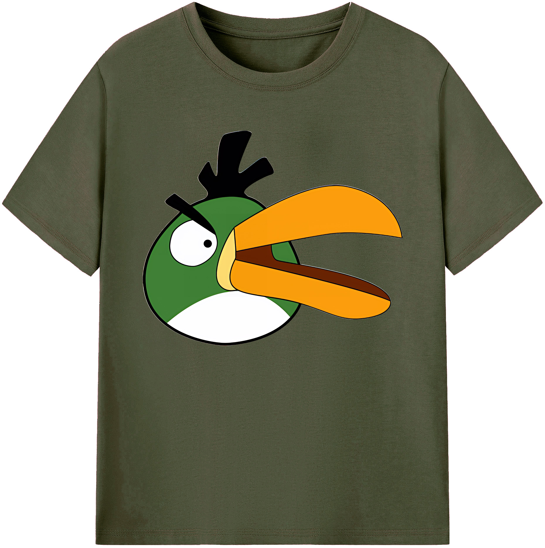 （画像用） Angry Birds アングリーバード 綿100％ メンズ半袖Tシャツ｜肌触りやわらか＆通気性